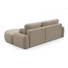 Lookway Cleo Round Sectional Sofa with Sleeper Function and Storage, 264 x 172 cm, Beige – Source 16, Right Side view 4