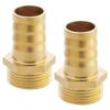 Alide 2-Piece Brass Hose Connectors, G3/4-Inch Male Thread to 16 mm Barb (G3/4 x 16 mm) view 1