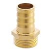 Alide 2-Piece Brass Hose Connectors, G3/4-Inch Male Thread to 16 mm Barb (G3/4 x 16 mm) view 2