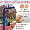Durable Pole Padding for 1.2–2.4 m Metal Poles, 25.4–5.1 cm ID view 4