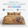 Generic 3-Piece Wood Grain Bedding Set 200 x 200 cm with 2 Pillowcases view 4