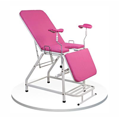 Medical Gynecological Examination Table | Obstetric Chair with Wash Basin Function | Hospital & Clinic Operating Table (Pink)