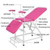 Medical Gynecological Examination Table | Obstetric Chair with Wash Basin Function | Hospital & Clinic Operating Table (Pink) view 3