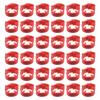 CROWEL Poultry Leg Bands, 100-Pack, Durable Numbered Identification Rings for Chickens and Ducks (Red, 3 Packs) view 4