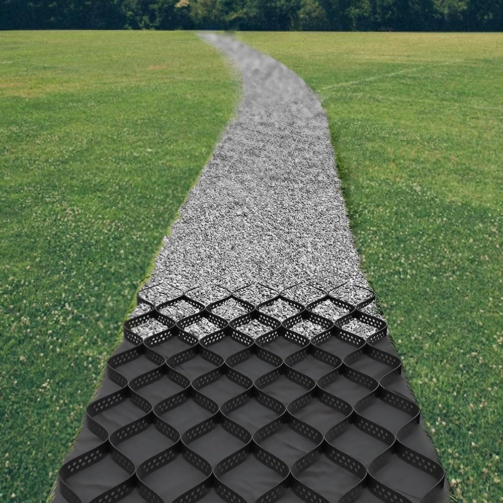 5.1 cm Expandable Gravel Ground Grid, Honeycomb Driveway Grid