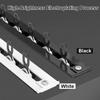 Recessed 1-Track Ceiling Curtain Track with Silent Rollers, Black, 12.1 ft (3.7 m) view 2