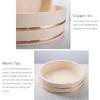 Japanese Wooden Sushi Rice Bowl, 48 x 12 cm, with Copper Bands view 3