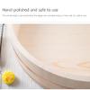 Japanese Wooden Sushi Rice Bowl, 48 x 12 cm, with Copper Bands view 4