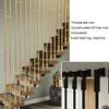 Gold Metal Stair Handrail, 50 cm Safety Railing view 3