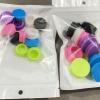 Small Vial Caps, 6 Pieces, Reusable Laboratory Accessory Lids view 3