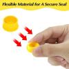 Small Vial Caps, 6 Pieces, Reusable Laboratory Accessory Lids view 4