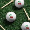 PLIGREAT 32-Piece Red Cherry Golf Ball Marker Stickers view 3