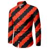 Men's Halloween Blood-Splatter Shirt, Long Sleeve, M-3XL view 1