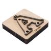 Fabater Easy-to-Use A-Shaped Leather Punch, Wood Cutter with Stand for Craft Projects, 73 x 72 mm view 1