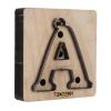 Fabater Easy-to-Use A-Shaped Leather Punch, Wood Cutter with Stand for Craft Projects, 73 x 72 mm view 4