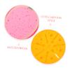 MUCKLILY Fruit Design Cleaning Sponges, Thick Dish Sponges, 4-Pack view 2
