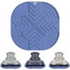 Silicone Mat for Air Fryer, Silicone Trivet for Kitchen Countertop, Heat-Insulating Protective Mat for Baking, Camping, Cooking, Picnics, Restaurants, and Home view 1