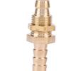 Brass Pipe Coupling Connector, 2-Piece 6 mm Hose Barb Adapter view 2