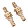Brass Pipe Coupling Connector, 2-Piece 6 mm Hose Barb Adapter view 4