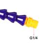 4-Piece Flexible Coolant Tube, G1/4 Threaded Flat-Nozzle Coolant Hose for Lathes, Milling Machines, and CNC Equipment (500 mm) view 4