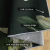 Lily Flower Runner Rug, Green Botanical Floral, 24 x 47 in view 4