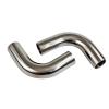 AUOQKQUT 1pc 1-1/2" Automatic Welding Elbow, SS316L, Long Type, BA Grade, Polished view 1