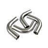AUOQKQUT 1pc 1-1/2" Automatic Welding Elbow, SS316L, Long Type, BA Grade, Polished view 2