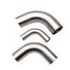 AUOQKQUT 1pc 1-1/2" Automatic Welding Elbow, SS316L, Long Type, BA Grade, Polished view 4