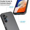 TIANDIMY Case with Phone Ring and 2-Pack Screen Protectors for Ulefone Armor 21, Black TPU Cover with Reinforced Corners - H10 view 2