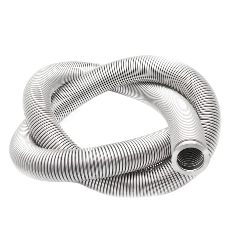zorfar KF Vacuum Flexible Bellows Telescopic Tube, 304 Stainless Steel, 300 mm, KF16