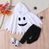 White Ghost Costume with Hood for Babies and Toddlers view 2