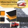 Electric Outdoor Snow-Melting Mat, Non-Slip Rubber Heating Mat for Steps, Driveways and Walkways (25.4 x 120 cm, 1 piece) view 3