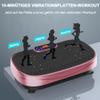 SAVEYOUR Vibration Plate for Home, 120 Levels & 5 Modes, Resistance Bands and Remote, Rose Red view 2