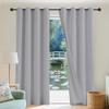 GOUZOO Thermal Blackout Curtain 240 x 350 cm, Light Gray view 1