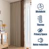 GOUZOO Thermal Blackout Curtain 240 x 350 cm, Light Gray view 2