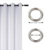 GOUZOO Thermal Blackout Curtain 240 x 350 cm, Light Gray view 3