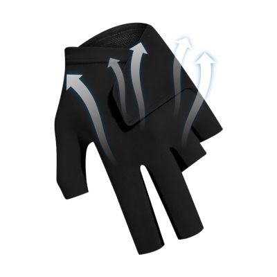 Nuyhadds Three-Finger Billiard Glove with Secure Grip