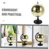Artibetter Golden Rotating Disco Ball with Reflective Plastic-Glass Design, Decorative Globe for Offices and Events view 3