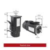 EAHWCXSD Servo Motor 57EH76-YC-PD + CL57-BK Driver Brake Closed-Loop NEMA 23 Stepper Motor, 4.0 A, 2.2 Nm, 83/100 mm (57EH100-YC-PD-CL57-K) view 3