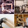 Clear Polyurethane Dust Collection Hose, 0.63 mm Wall Thickness (2 m, 375 mm ID) view 2