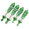 Front & Rear Aluminum RC Shock Absorbers for Traxxas 1/10 Vehicles, Green view 2