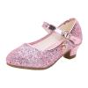 Girls' Princess Glitter Ballerina Shoes with Heels and Sequins view 1
