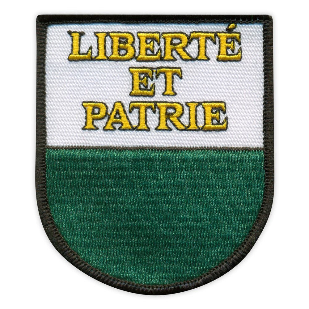 Patchion Embroidered Vaud Coat of Arms Patch