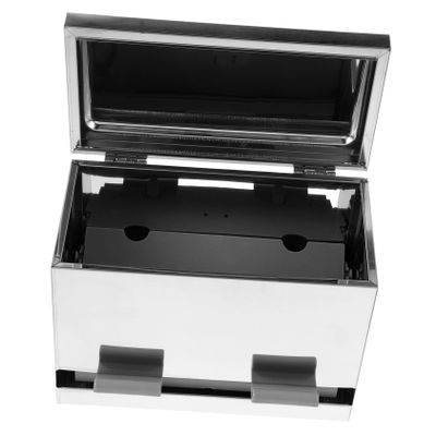 MUELODSIC Automatic Stainless Steel Storage Box for Straws and Chopsticks