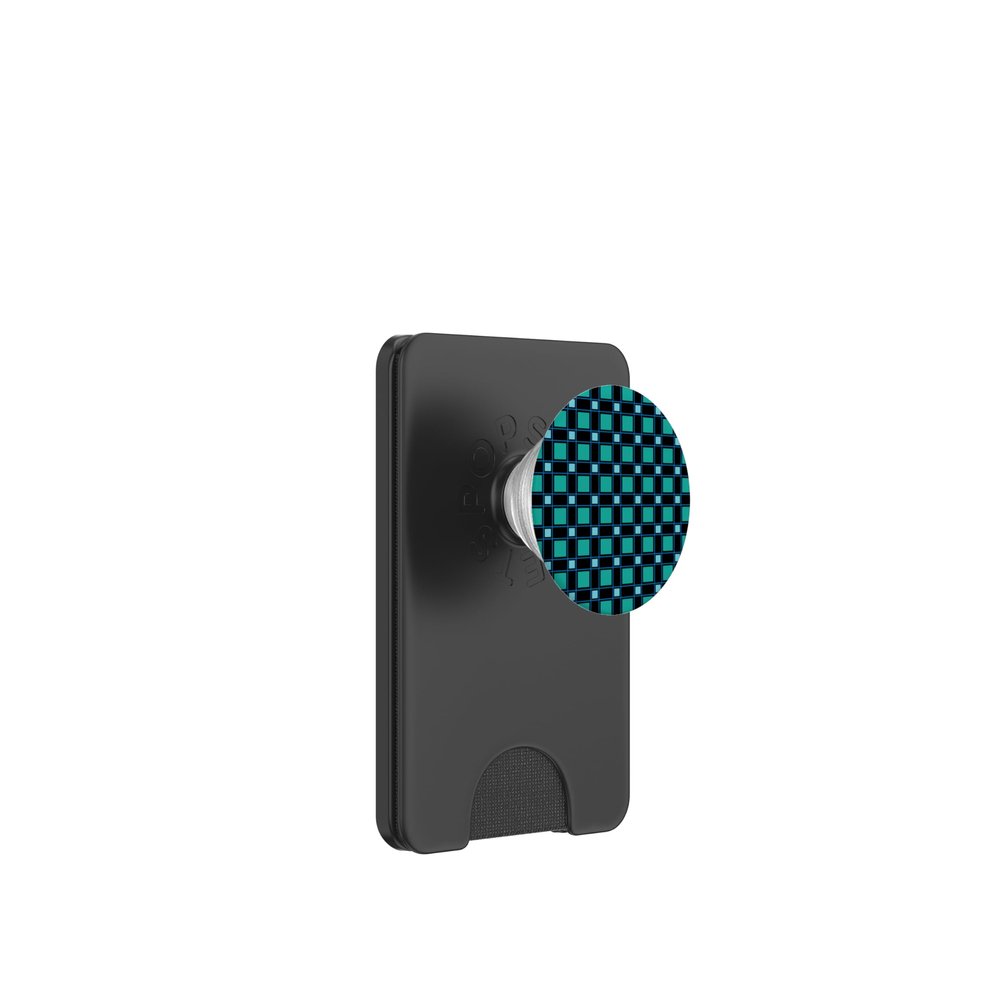 Square Pattern PopSockets PopWallet for MagSafe