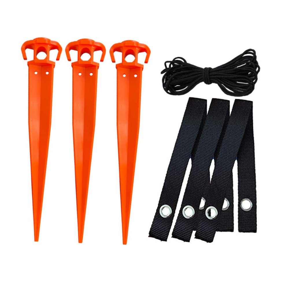 VICASKY Tree-Staking Set for Anchoring Young Plants in Garden Landscaping Projects with Durable Rope