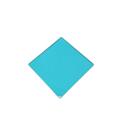Square QB39 BG39 Blue High-Pass Filter Glass, 150 × 150 mm, 400–700 nm