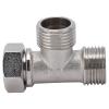 WAHEWUD G1/2 Male/Female Thread T-Fitting Stainless Steel Water Pipe T-Adapter view 3