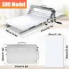 COAKUE Foldable Dough Sheeter, Manual Countertop Roller, Adjustable Thickness, 12/15.7 in view 2