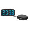 Digital LED Alarm Clock with Snooze and Vibration Function for Heavy Sleepers, Bedroom or Travel (B) view 1